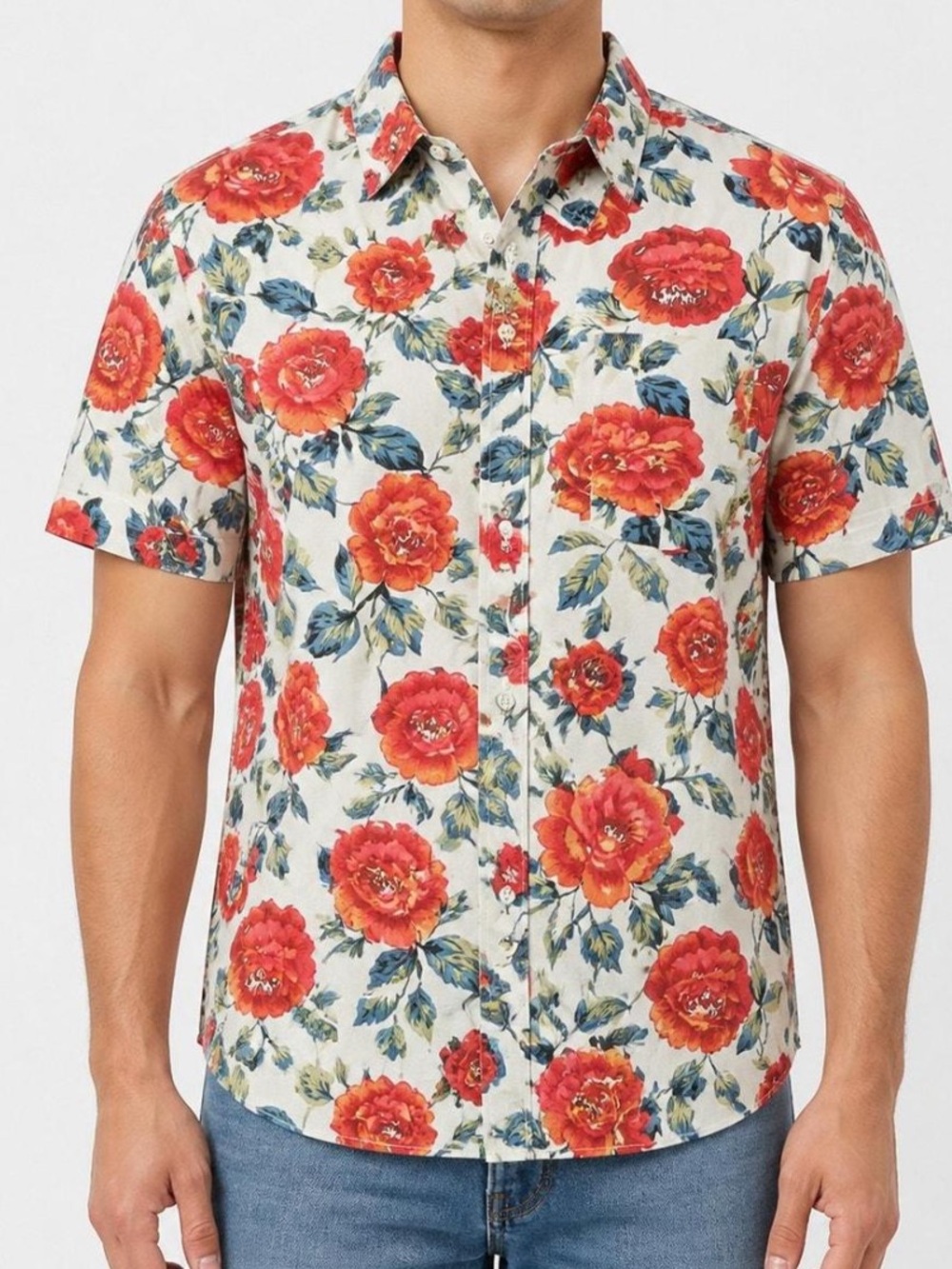 Urban Outfitters Floral Button down